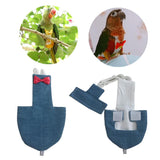 Maxbell Maxbell Birds Parrot Reusable Nappies Pocket Fabric Diaper Bird Parrot Pee Pad  L