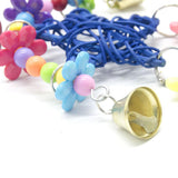 Maxbell 5 pcs Birds Chew Toy Parrot Birds Bell Swing Toys for Small to Largr Birds