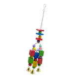Maxbell 5 pcs Birds Chew Toy Parrot Birds Bell Swing Toys for Small to Largr Birds