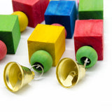 Maxbell 5 pcs Birds Chew Toy Parrot Birds Bell Swing Toys for Small to Largr Birds