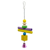 Maxbell 5 pcs Birds Chew Toy Parrot Birds Bell Swing Toys for Small to Largr Birds
