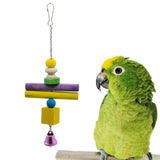 Maxbell 5 pcs Birds Chew Toy Parrot Birds Bell Swing Toys for Small to Largr Birds