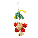 Maxbell 5 pcs Birds Chew Toy Parrot Birds Bell Swing Toys for Small to Largr Birds