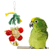 Maxbell 5 pcs Birds Chew Toy Parrot Birds Bell Swing Toys for Small to Largr Birds