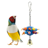 Maxbell 5 pcs Birds Chew Toy Parrot Birds Bell Swing Toys for Small to Largr Birds