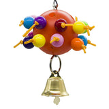 Maxbell 5 pcs Birds Chew Toy Parrot Birds Bell Swing Toys for Small to Largr Birds