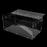 Maxbell Maxbell Single Acrylic Transparent Reptile Terrarium Turtle Terrarium 45x25 20cm