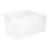 Maxbell Maxbell Single Acrylic Transparent Reptile Terrarium Turtle Terrarium 45x25 20cm