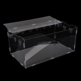 Maxbell Maxbell Single Acrylic Transparent Reptile Terrarium Turtle Terrarium 45x25 20cm