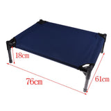 Maxbell Maxbell Pet Elevated Bed Portable Comfortable Raised Pet Cot for Pet Cat Dog  Blue