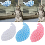 Maxbell Maxbell Whale Shape Cat Self Groomer Cat Scratcher Toy for Pet Cat Kitten Blue