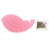 Maxbell Maxbell Whale Shape Cat Self Groomer Cat Scratcher Toy for Pet Cat Kitten Pink