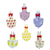 Maxbell Maxbell Birds Parrots Strawberry Pattern Washable Reusable Diaper Parrots Pee Pad XS