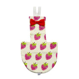 Maxbell Maxbell Birds Parrots Strawberry Pattern Washable Reusable Diaper Parrots Pee Pad XS