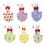 Maxbell Maxbell Birds Parrots Strawberry Pattern Washable Reusable Diaper Parrots Pee Pad XS