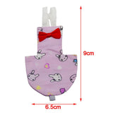 Maxbell Maxbell Birds Parrots Rabbit Pattern Washable Reusable Diaper Parrots Pee Pad XS