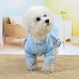 Maxbell Maxbell Traditional Qipao Dress Dog Princess Dress Dog Birthday Party Dress Blue M