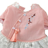 Maxbell Maxbell Pet Chinese Traditional Qipao Dress Clothes Dog Princess Dress  Pink M