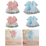 Maxbell Maxbell Pet Chinese Traditional Qipao Dress Clothes Dog Princess Dress  Pink M