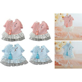 Maxbell Maxbell Pet Chinese Traditional Qipao Dress Clothes Dog Princess Dress  Pink M