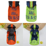 Maxbell Maxbell Small Dog Outdoor Vest Soccer Print Pattern Pet Spring Summer Vest Orange M