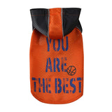 Maxbell Maxbell Small Dog Outdoor Vest Soccer Print Pattern Pet Spring Summer Vest Orange M