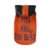 Maxbell Maxbell Small Dog Outdoor Vest Soccer Print Pattern Pet Spring Summer Vest Orange L