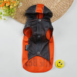 Maxbell Maxbell Small Dog Outdoor Vest Soccer Print Pattern Pet Spring Summer Vest Orange L