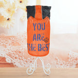 Maxbell Maxbell Small Dog Outdoor Vest Soccer Print Pattern Pet Spring Summer Vest Orange L