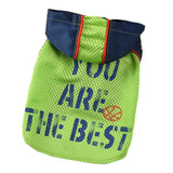 Maxbell Maxbell Small Dog Outdoor Vest Soccer Print Pattern Pet Spring Summer Vest Orange L