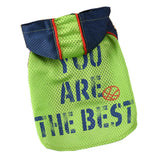 Maxbell Maxbell Small Dog Outdoor Vest Soccer Print Pattern Pet Spring Summer Vest Orange L