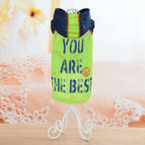 Maxbell Maxbell Small Dog Outdoor Vest Soccer Print Pattern Pet Spring Summer Vest Orange L