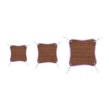 Maxbell Maxbell 2 Pcs Small Animals Hamster Summer Cool Bed Mat Cage Hanging Hammock  15x15cm