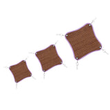 Maxbell Maxbell 2 Pcs Small Animals Hamster Summer Cool Bed Mat Cage Hanging Hammock  15x15cm