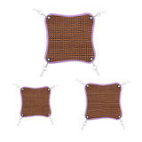 Maxbell Maxbell 2 Pcs Small Animals Hamster Summer Cool Bed Mat Cage Hanging Hammock  15x15cm