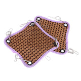 Maxbell Maxbell 2 Pcs Small Animals Hamster Summer Cool Bed Mat Cage Hanging Hammock  15x15cm