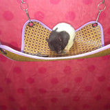 Maxbell Maxbell 2 Pcs Small Animals Hamster Summer Cool Bed Mat Cage Hanging Hammock  15x15cm