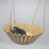 Maxbell Maxbell Small Animals Hamster Summer Bamboo Hammock Hamster Cage Hanging Swing Toys