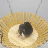 Maxbell Maxbell Small Animals Hamster Summer Bamboo Hammock Hamster Cage Hanging Swing Toys