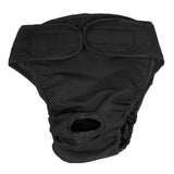 Maxbell 3pcs Pet Dog Safe Physical Pant Female Dog Sanitary Nappy Diaper Black M