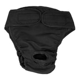 Maxbell 3pcs Pet Dog Safe Physical Pant Female Dog Sanitary Nappy Diaper Black M