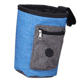 Maxbell Maxbell Small Pet Dog Snack Waist Pouch Dog Food Snack Treat Training Pouch Blue