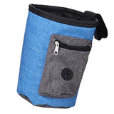 Maxbell Maxbell Small Pet Dog Snack Waist Pouch Dog Food Snack Treat Training Pouch Blue