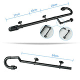 Maxbell Maxbell Aquarium Fish Tank Outflow Inflow Pipe Tube For Fish Tank  L-Black