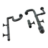 Maxbell Maxbell Aquarium Fish Tank Outflow Inflow Pipe Tube For Fish Tank  L-Black