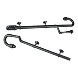 Maxbell Maxbell Aquarium Fish Tank Outflow Inflow Pipe Tube For Fish Tank  L-Black