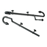 Maxbell Maxbell Aquarium Fish Tank Outflow Inflow Pipe Tube For Fish Tank  L-Black