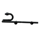 Maxbell Maxbell Aquarium Fish Tank Outflow Inflow Pipe Tube For Fish Tank  L-Black