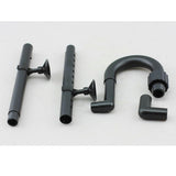 Maxbell Maxbell Aquarium Fish Tank Outflow Inflow Pipe Tube For Fish Tank  L-Black