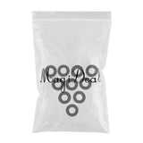 Maxbell Maxbell 10 x Filter Head Gasket Aquarium Gasket Replacement For Tank Aquarium Black